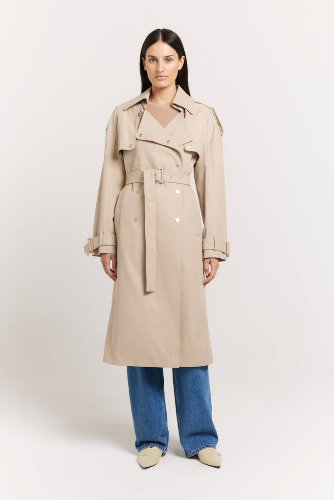 Otto Trench | Beige Trench Coat | Henne