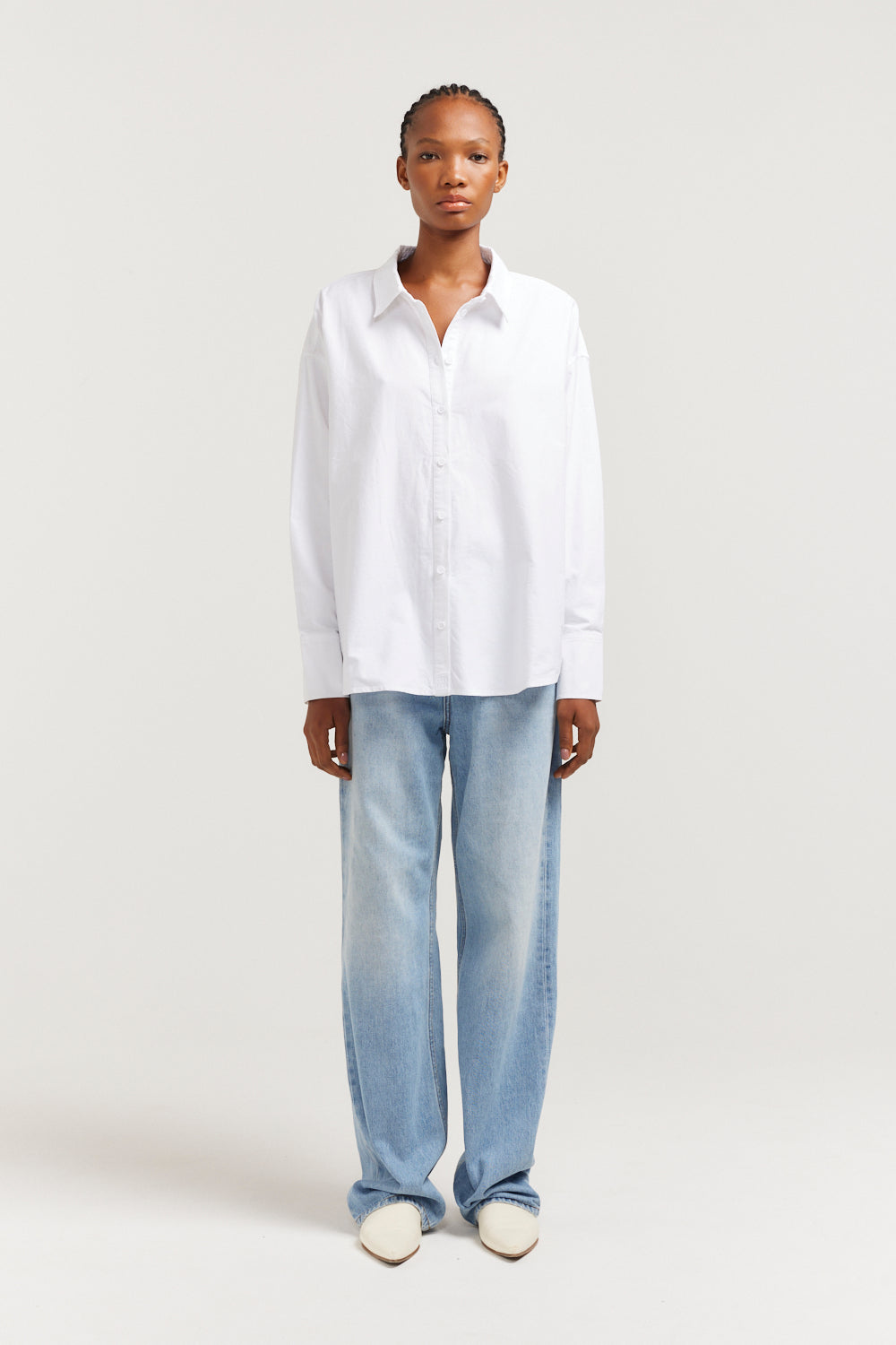 zara ladies white shirt