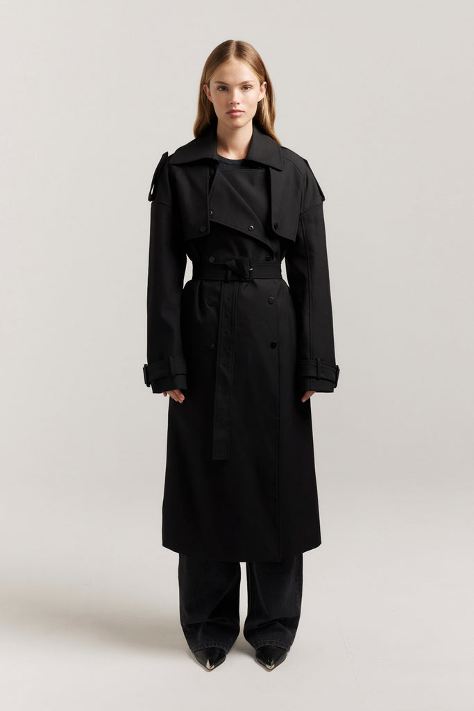 Otto Trench | Black Trench Coat | Henne