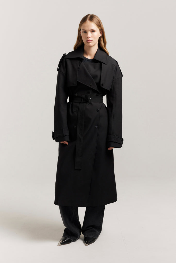 Otto Trench | Black Trench Coat | Henne