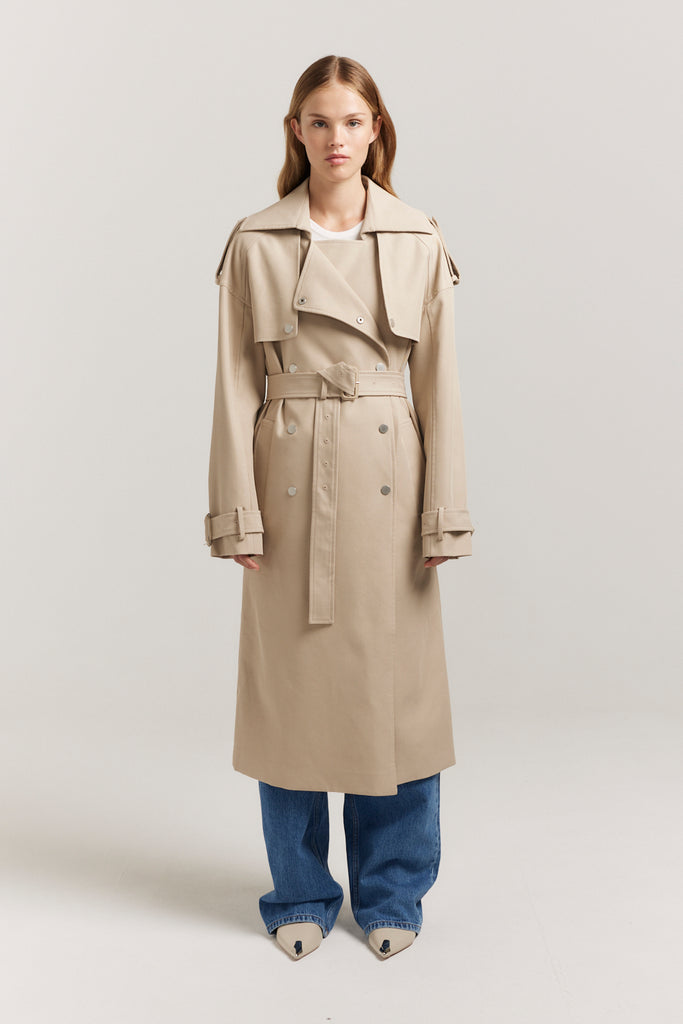 Otto Trench | Beige Trench Coat | Henne