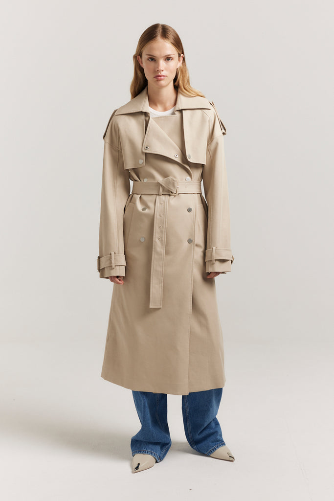 Otto Trench | Beige Trench Coat | Henne
