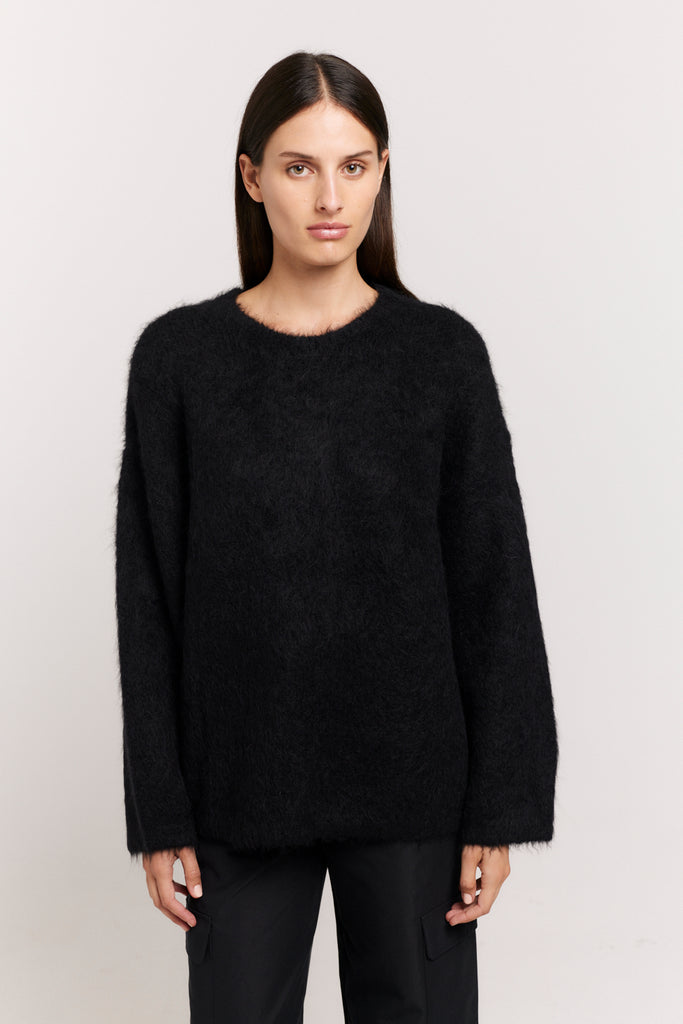 Antonella Sweater | Black Knitted Jumper | Henne