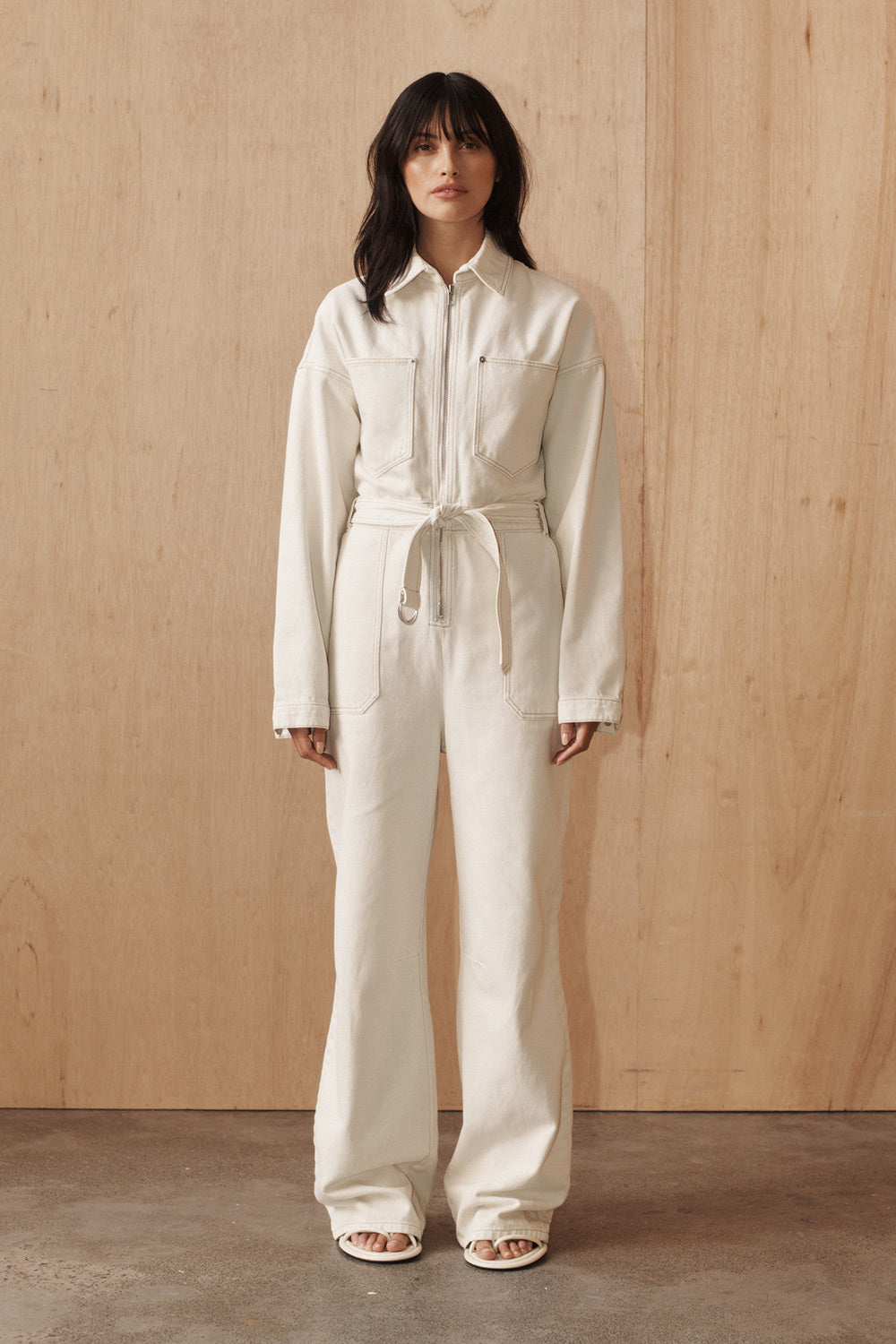 White boiler hot sale jumpsuit